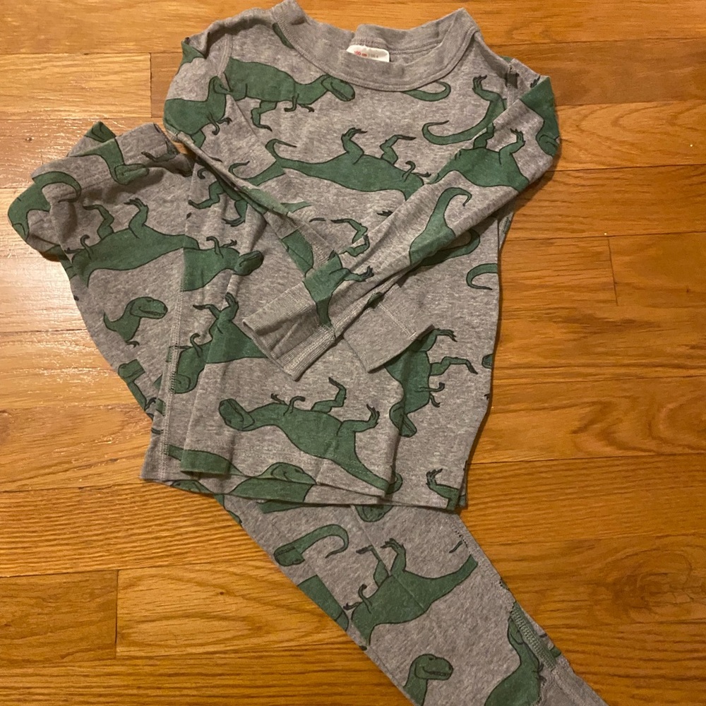 Boys long sleeve Hannah Andersson pajamas Size 4, GUC!